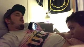 My Partner as They Themself Giving Me a Blowjob