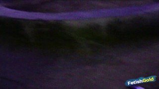 Big titted ebony stripper gets picked up in public and rough fucked
