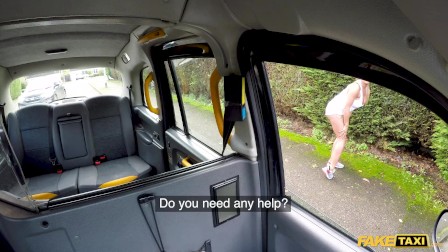 Fake Taxi MILF Jogger gets a big cock in her British pussy