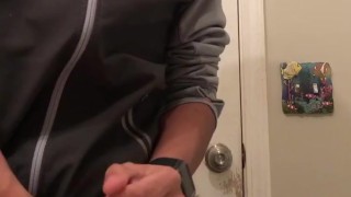 Black teen jerking off