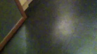 shooting a huge fountain of cum across the kitchen