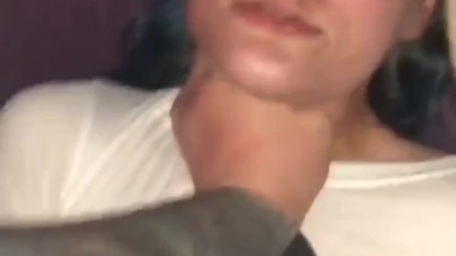 Choke Me Out - Make Me Cum - Teen Ivy Minxxx Gets Her Pussy Pounded by Tatted Dom