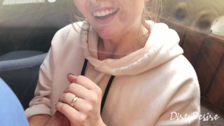 She SMILES and LOVES a BIG Load of Cum in Her Sweet Mouth