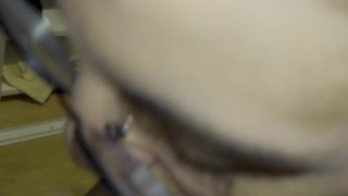 sucks and takes a surprise cum in mouth