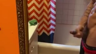 Sexy handsome guy wit hot body spits fat LOAD