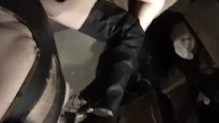 Spread-leg red head’s butt fucked