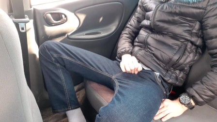 Jerking off in a friend's car and was nearly caught