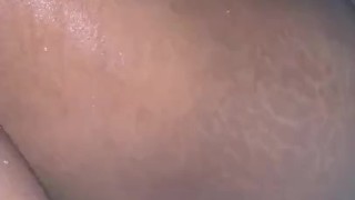 Teen rides dildo and cleans feet in shower 