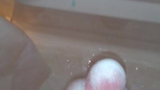Dirty dick Saturday shower masterbation