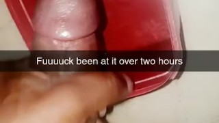Cumming after jacking for 2 hours. Edging