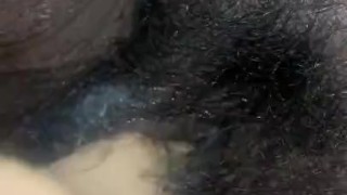 Home Alone..Fucking my hairy pussy