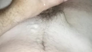 Слив спермы лёжа