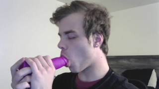 Deep Throat Purple Dildo