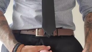Lunchtime Hotel hookups, cum soaked suit