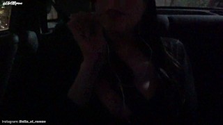 ASMR and JOI in spanish... In an Uber!