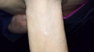 Close up cum deep inside ass