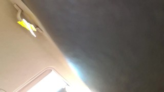 Pissing In A Coffee Cup In His Truck