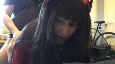 Giving Mr a Blowjob and getting fucked in my Rin Tohsaka Cosplay ^_^