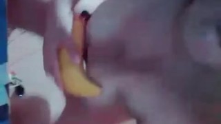 In this quarentine he has me wanting to fuck and I do it with an ornament