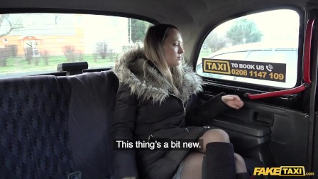 Fake Taxi Cockney driver gets his huge cock in Blue Angels wet pussy