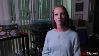 ALWAYS HORNY REDHEAD SLUT is a PORN ADDICT & loves WORKING for the BIG LOAD