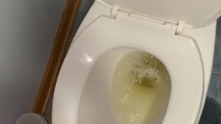Teen Pissing at Home (Seat Down Request)