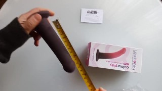 Unboxing ColourPlay Curved silicone dildo - LOVEHONEY (Clubdesbranleurs.fr)