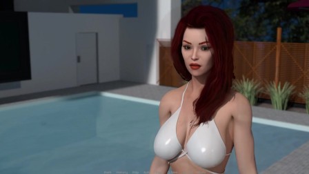 Away From Home Part 19 Redhead Hottie In The Pool By LoveSkySan69