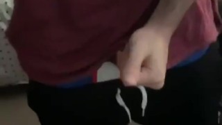 Massive Cumshot on Mirror
