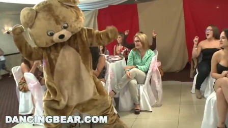 DANCING BEAR - The Bridge To Be And Her Slutty Friends At CFNM Blowbang