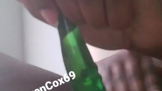 Dripping cum solo ebony