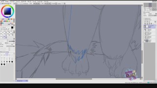 Gojira Begging - Speedpaint (Commission)