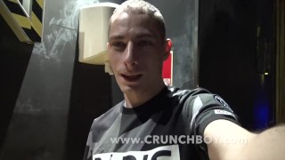 the sexy daddy pornstar MARTIN MAZZA fucked bareback in Naked Bar MAdrid