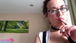 Hot Schoolgirl Masturbate Vibrator after Classes - Female Orgasm