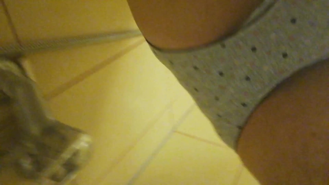 Kinky dirty pee in sexy messy panty dress 