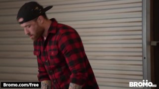 BROMO - Bearded hunks fuck in jocks
