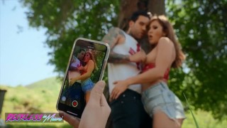 Reckless in Miami - Deviant Paige Owens fucks inked guy while friend instas