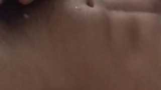 Cumming on my belly 