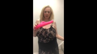 Easter pink rampant rabbit pussy fuck