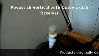 Poyostick Vertical used with a Venus 2000 Masturbation Machine Hands Free