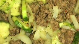Episode 2: Busty girlfriend cooking dinner.