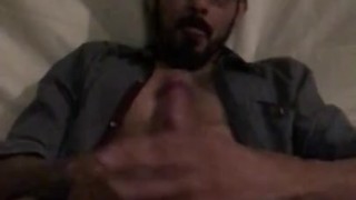 I play with my long dick