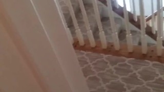 Cumming in aunt office (she downstairs)