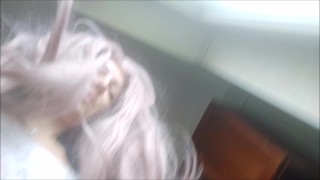 Wife sucking big dick