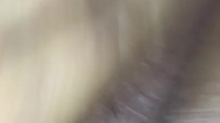 Latina masterbating while daddy is cooking