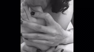 Bi dude self worships feet, jizzes in feet and licks own cum
