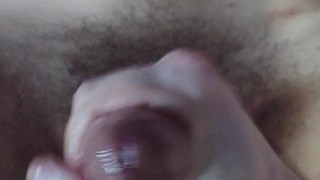 Pup Starrk paws Pup Axel's cock until he cums all over himself