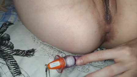 hardcore teen girl masturbation with toys. DP and anal dildo. Part 5.
