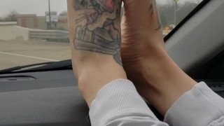 Quarantine free friday! Feet on the dash #2