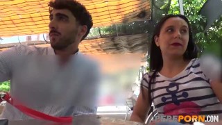 Shopping for dirty clothes turns quickly into sex!!